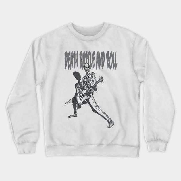 Rock and Roll is where I hide Crewneck Sweatshirt by silentrob668